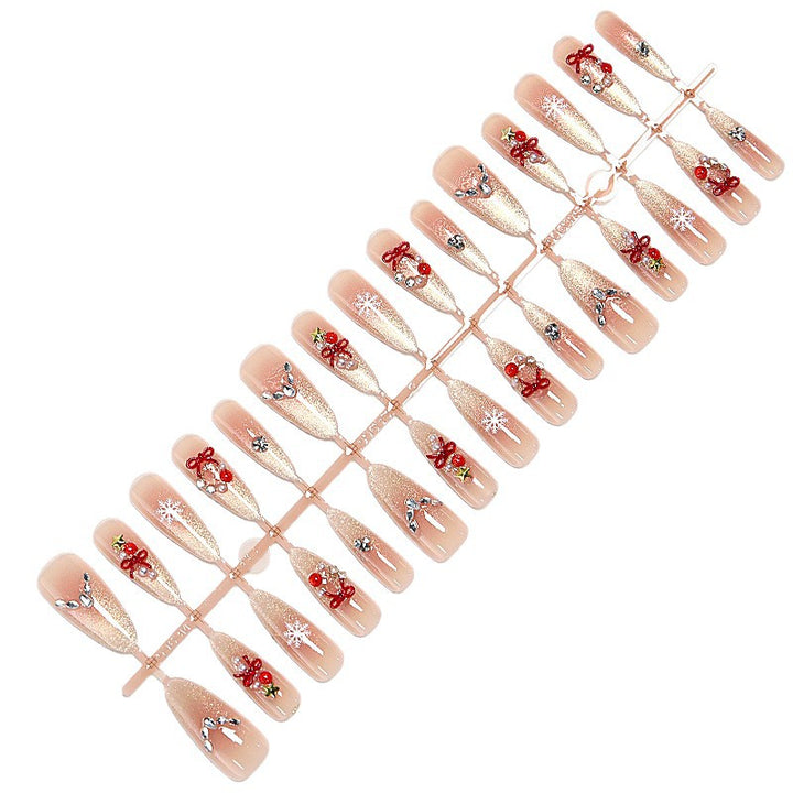 Artificial nail set with festive design Bowlift