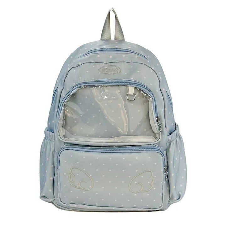 Transparent Front Pocket Backpack Bowlift
