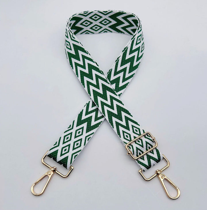 Adjustable Patterned Bag Strap Bowlift