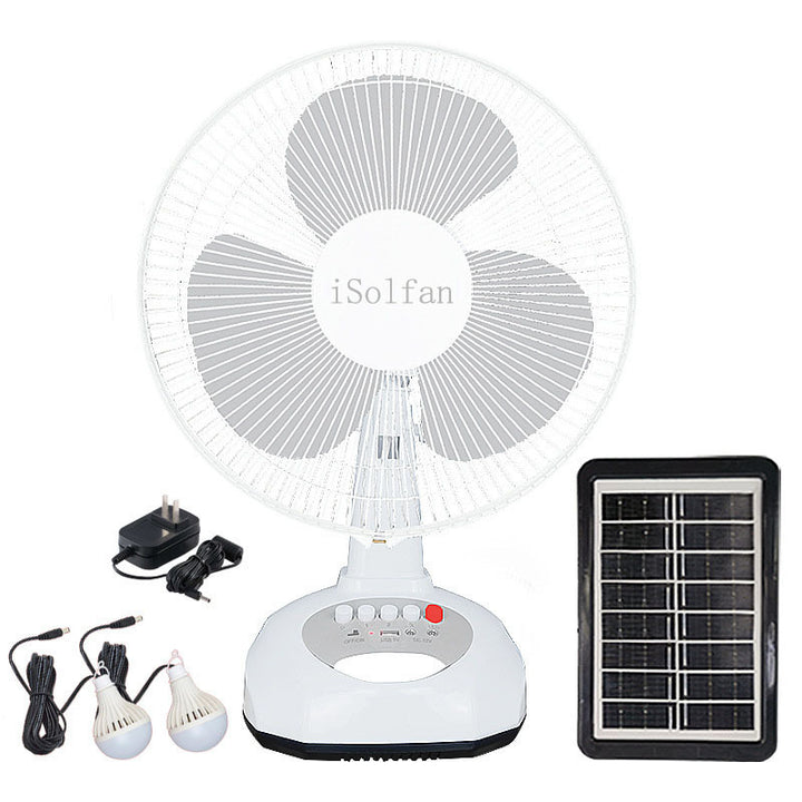 Unisex solar floor fan with remote control Bowlift
