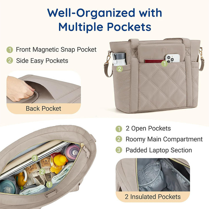 High-Quality and Versatile Shoulder Bag with Elegant Quilting Bowlift