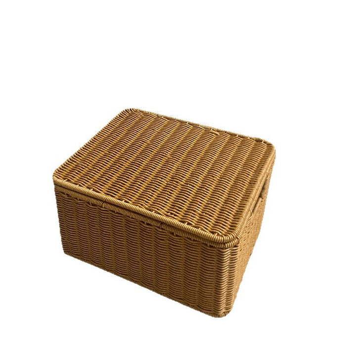 Handwoven Rectangular Storage Basket Bowlift