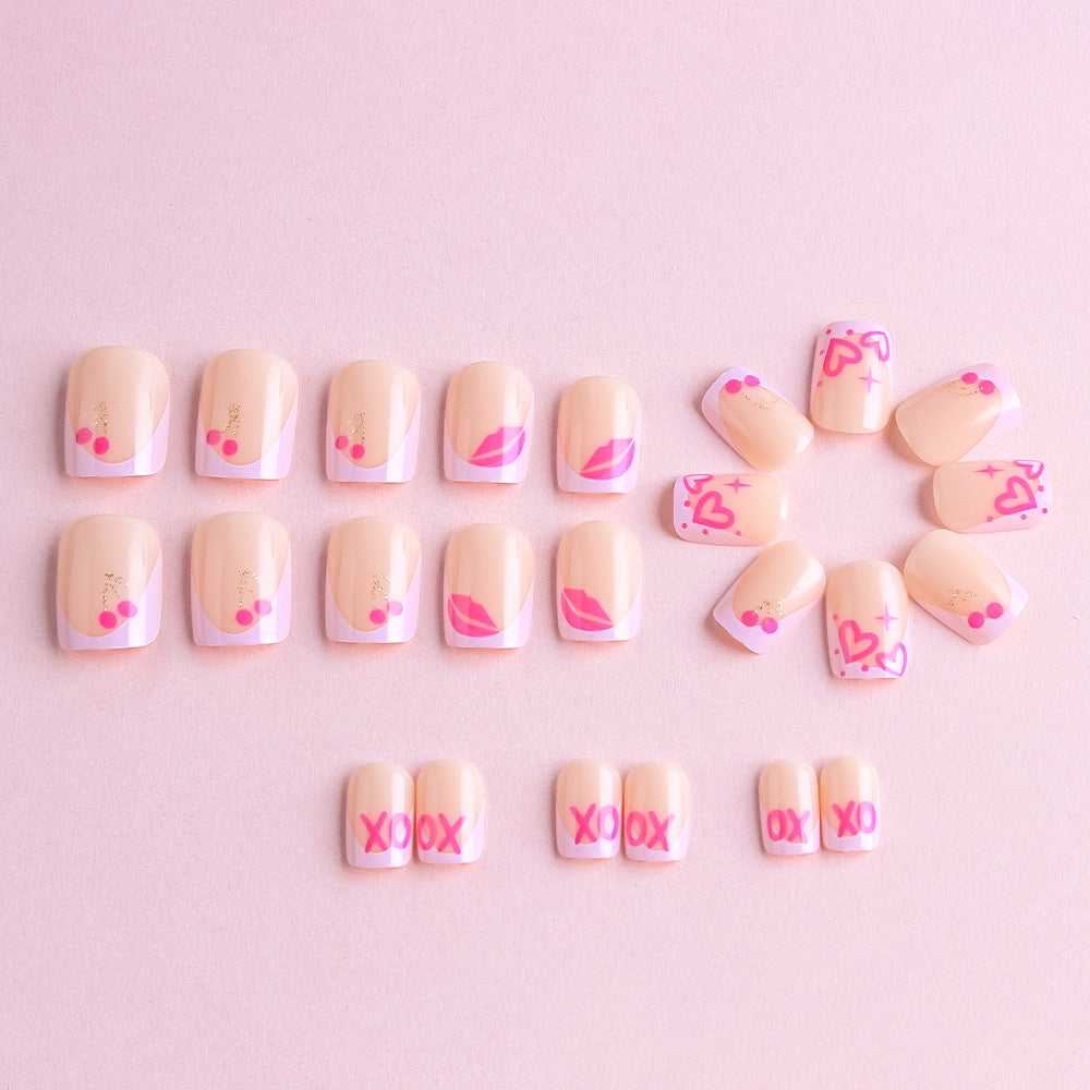 Artistic Abstract Press-On Nails Bowlift
