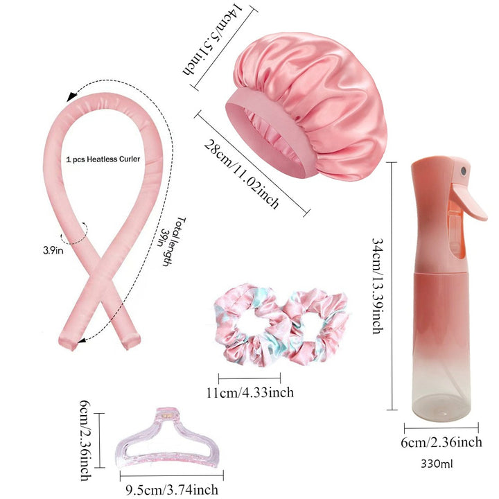 Satin Sleep Cap Set