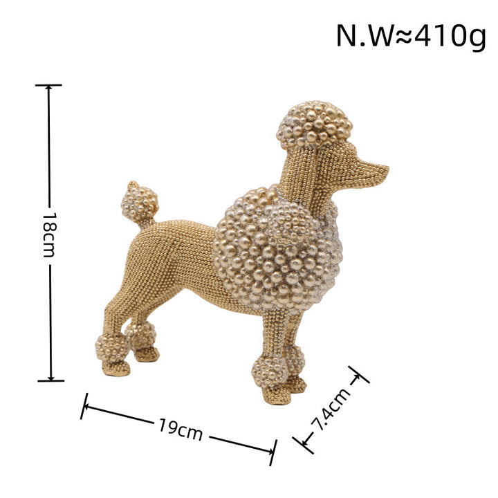 Decorative dog figure in modern design Bowlift