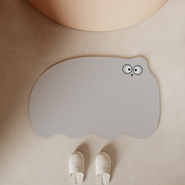 Fun-Shaped Bathroom Mat Bowlift