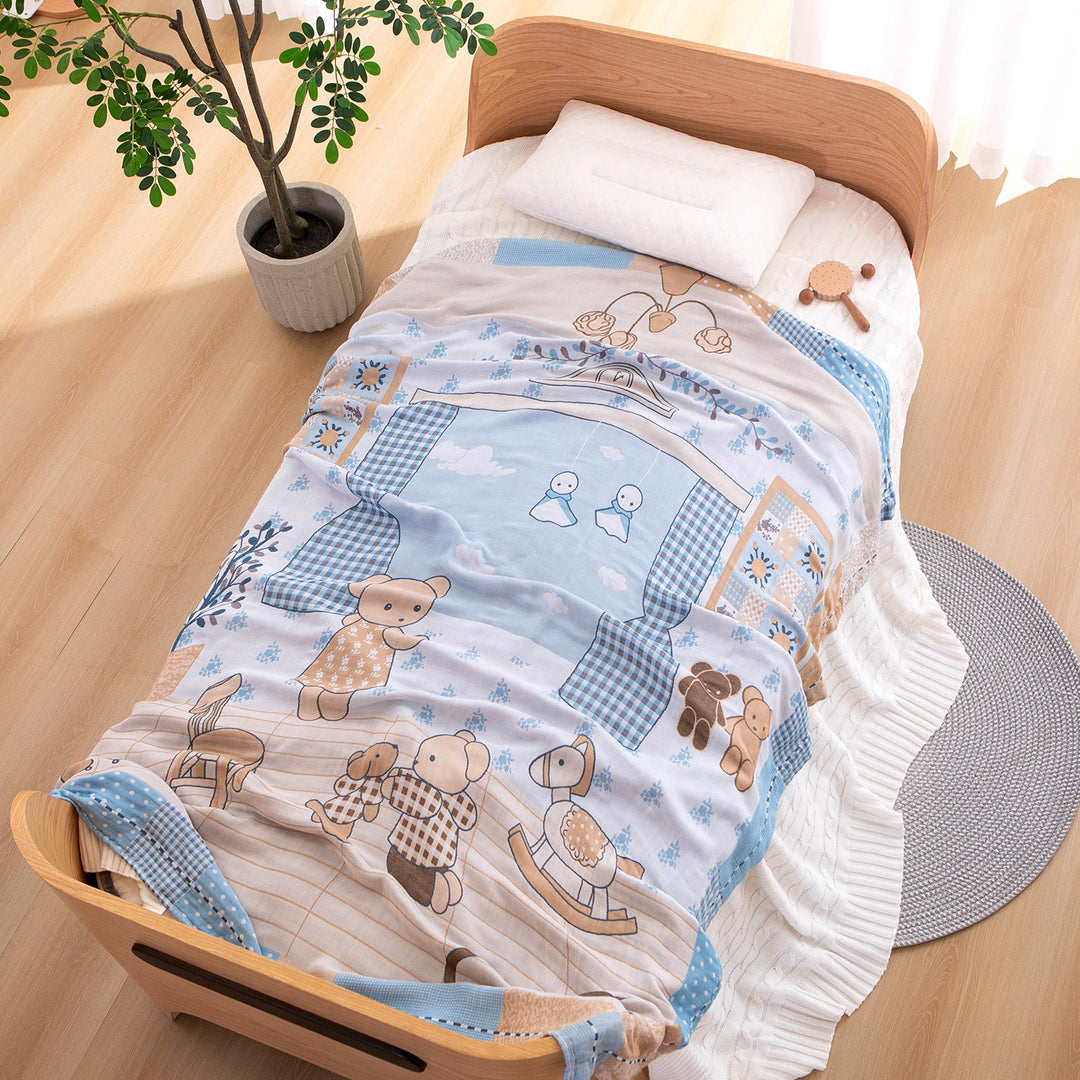 Ladies bedspread with cheerful animal motif Bowlift