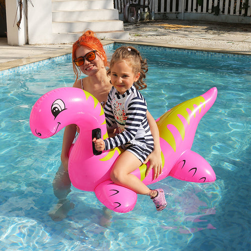 Ladies inflatable dinosaur swim lounge Bowlift