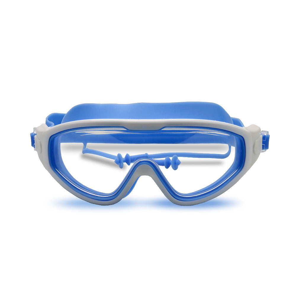 Waterproof swimming goggles with adjustable nose piece Bowlift