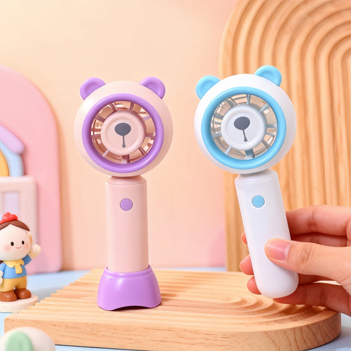 Ladies portable USB hand fan with animal design Bowlift