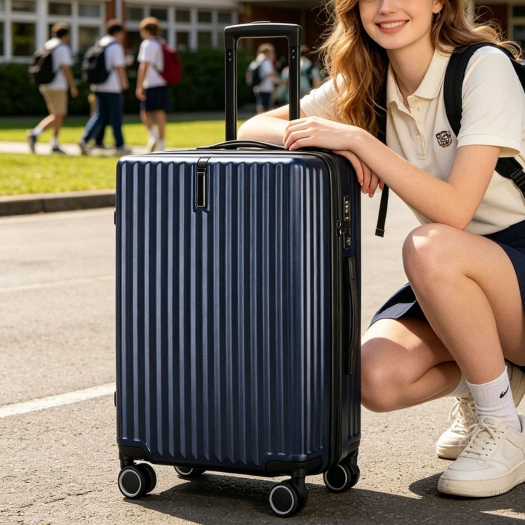 Unisex Hard Shell Spinner Trolley Suitcase Bowlift