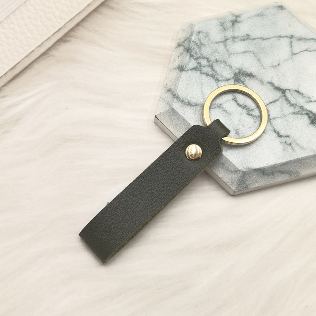 Unisex keychain made of high-quality artificial leather with stylish design Bowlift