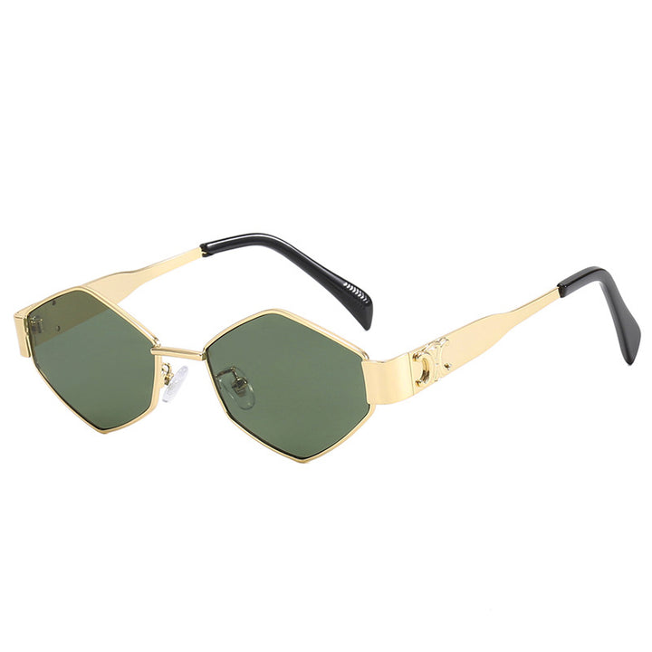 Fashionable sunglasses in hexagonal design Bowlift
