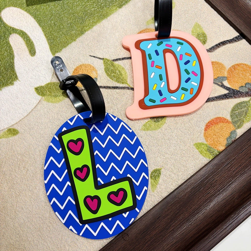 Playful Alphabet Luggage Tag Bowlift