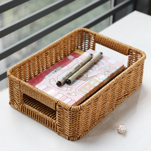Unisex Practical Storage Basket made of Woven Material Bowlift