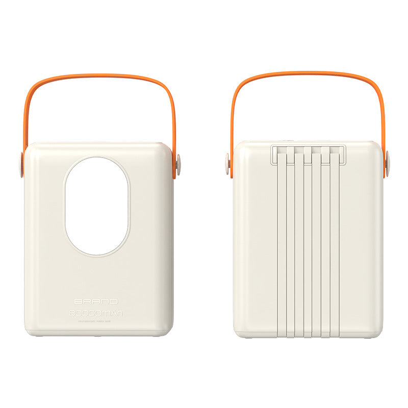 Portable power bank with integrated LED light and multifunctional design Bowlift