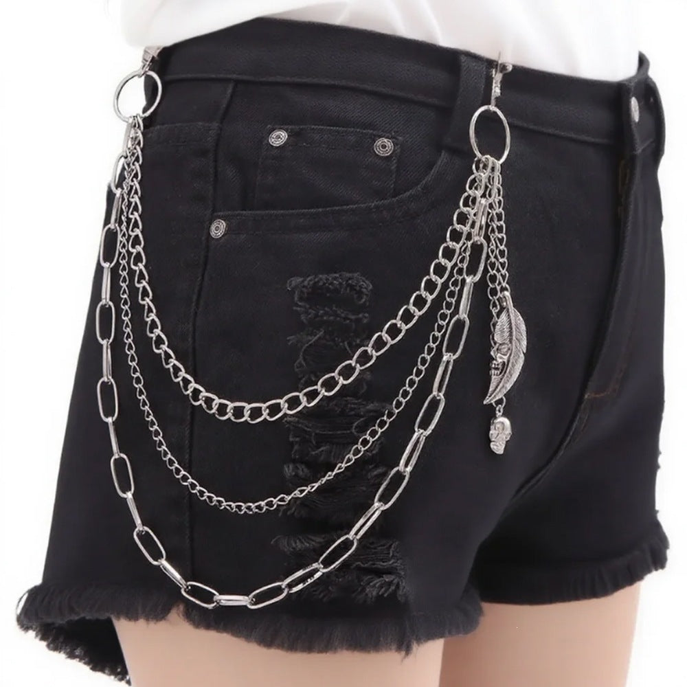 Fashionable chain pendant belt Bowlift