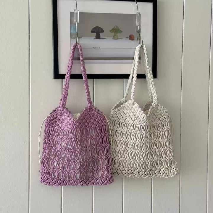 Trendy Mesh Handbag Bowlift
