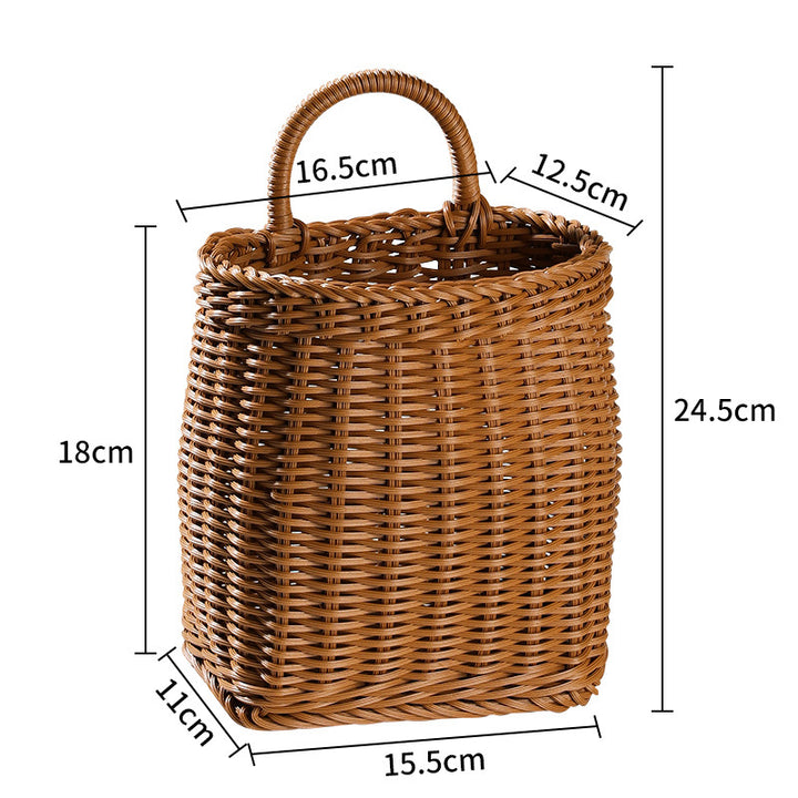 Handcrafted Eco-Friendly Woven Storage Basket Bowlift