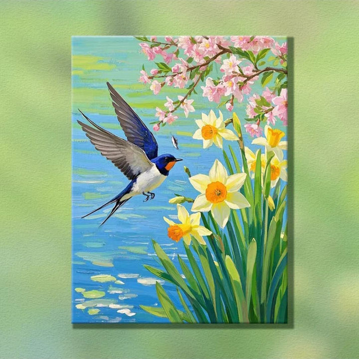 Nature-Inspired Decorative Canvas Art Bowlift