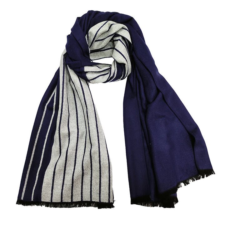 Women's Elegant and Warm Scarf with Modern Check Pattern Bowlift