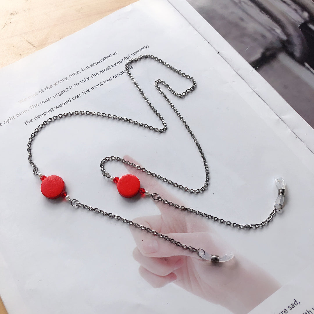 Stylish Dual-Strand Eyewear Holder Chain Bowlift