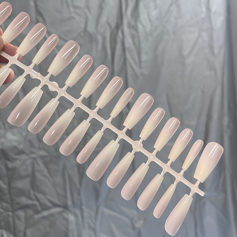 Elegant French Tip Press-On Nail Collection Bowlift