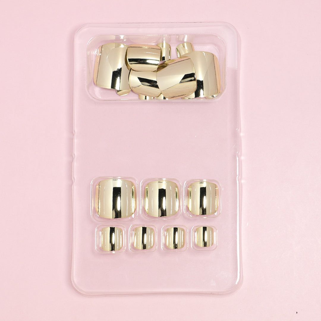 Premium Glossy Press-On Nail Kit Bowlift
