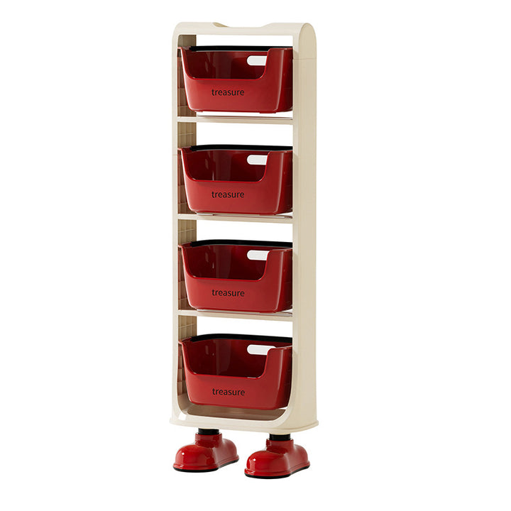 Multi-Tier Storage Organizer with Baskets Bowlift