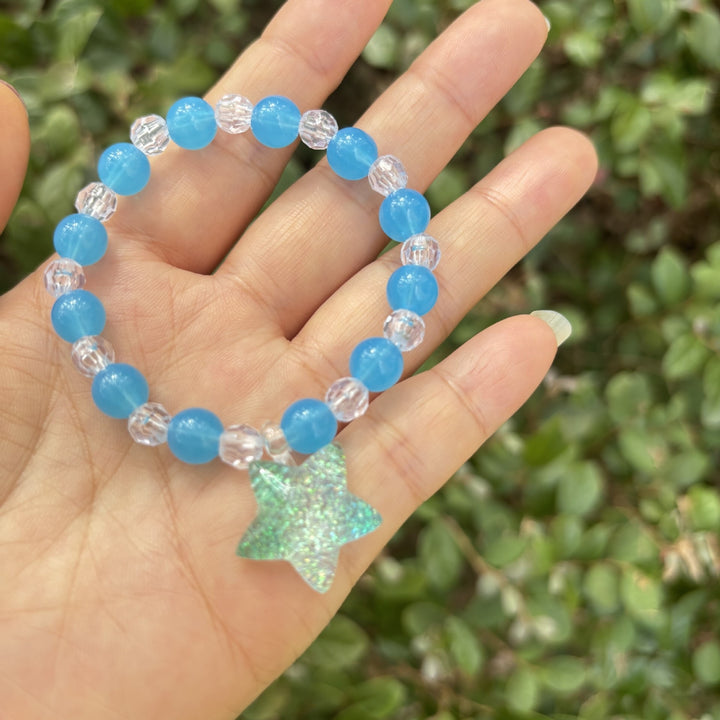 Cute bracelet with elephant charm Made of glass Bowlift
