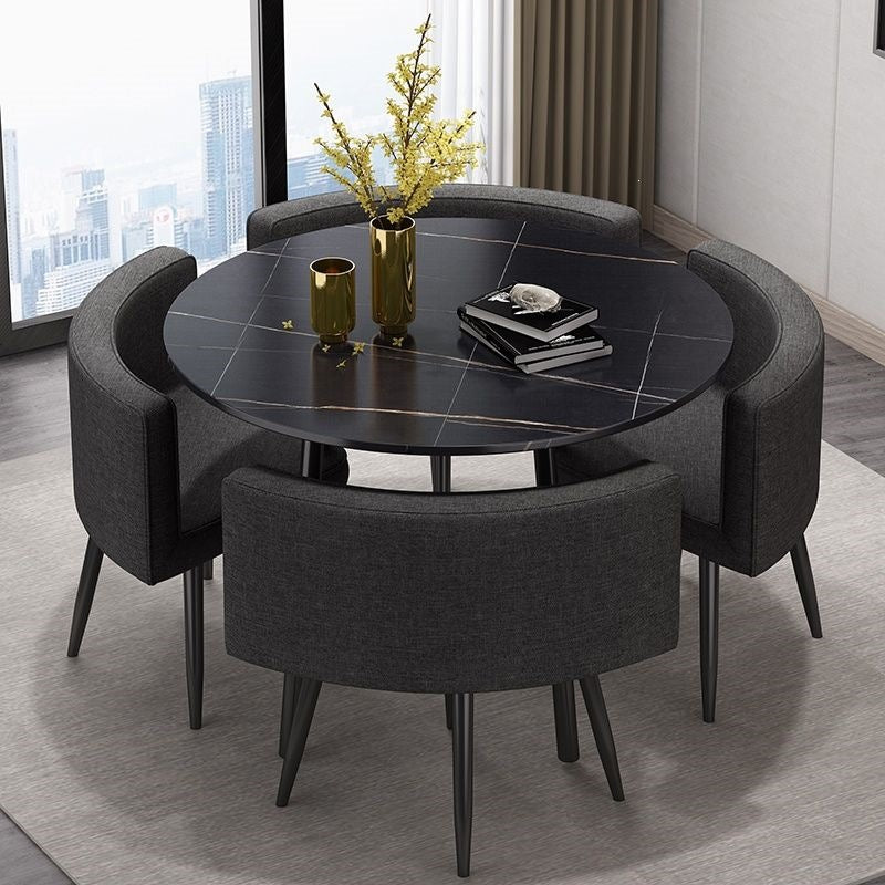 Modern Dining Table Set Bowlift