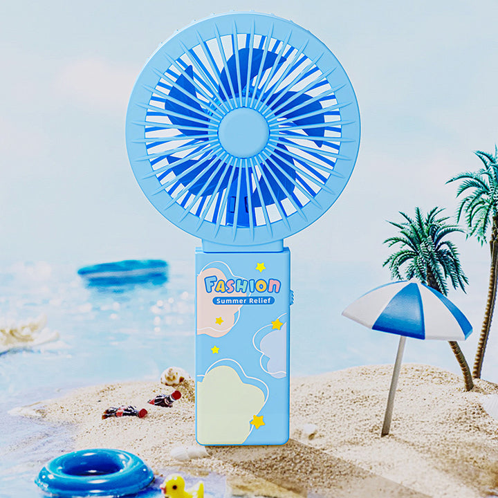 Ladies Portable Handheld Fan with Innovative Design Bowlift