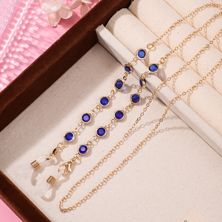 Artistic Beaded Eyewear Chain Bowlift