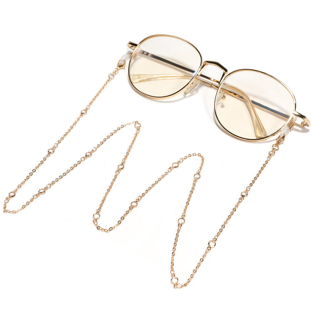 Decorative Eyewear Chain with Gem Detailing Bowlift