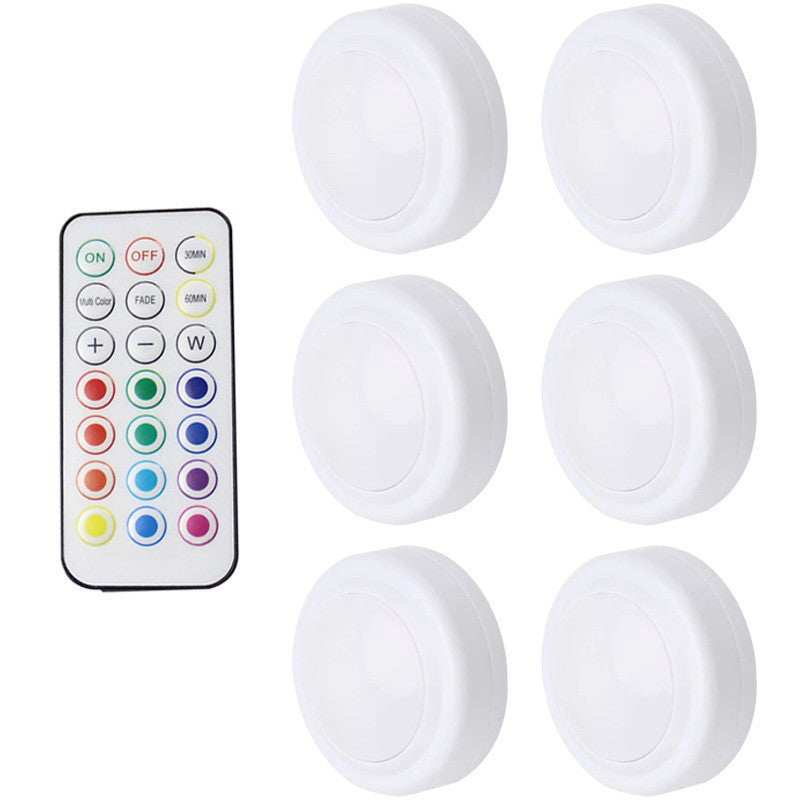 Wireless LED Under-Cabinet Puck Lights with Remote Control Bowlift
