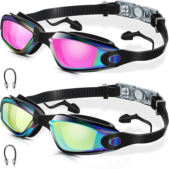 High-quality swimming goggles with anti-fog and UV protection technology Bowlift