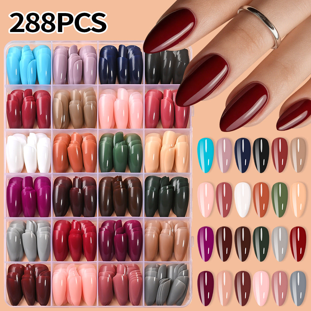 Premium Multi-Shape False Nail Set Bowlift
