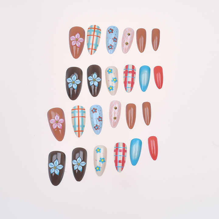 Elegant Artistic Press-On Nail Collection Bowlift