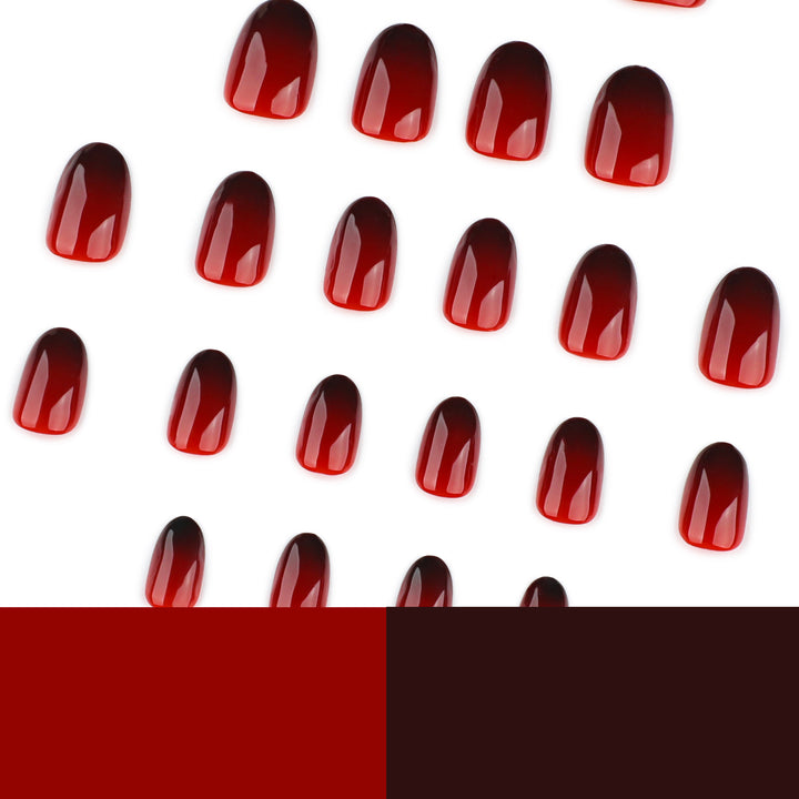 Artificial Nail Art with Elegant Ombre Effect Bowlift