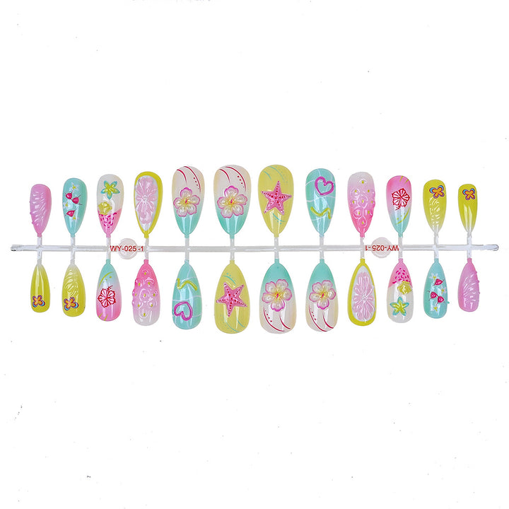 Artistic Themed Press-On Nail Collection Bowlift