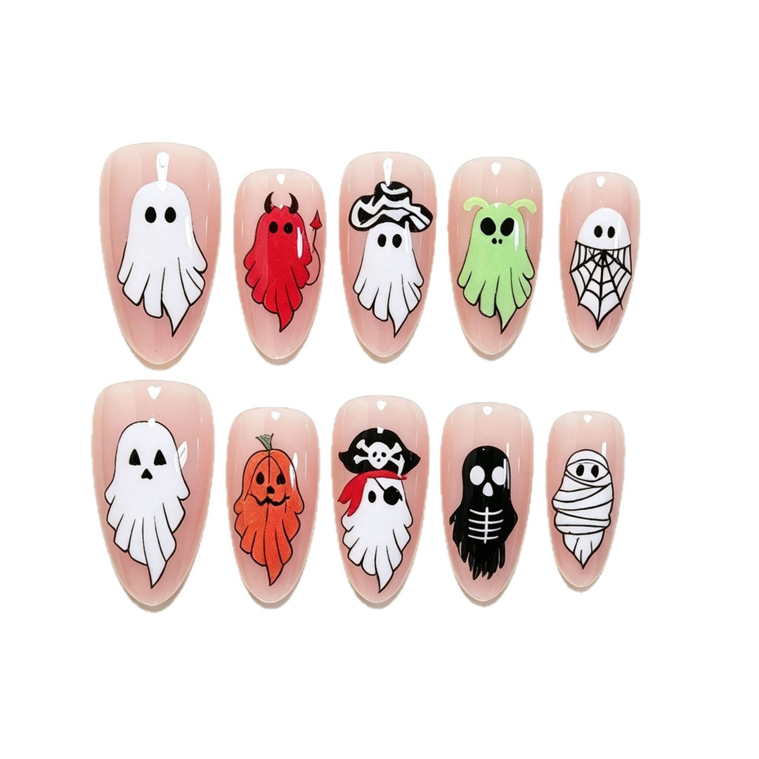 Halloween-themed Press-On Nail Art Kit Bowlift