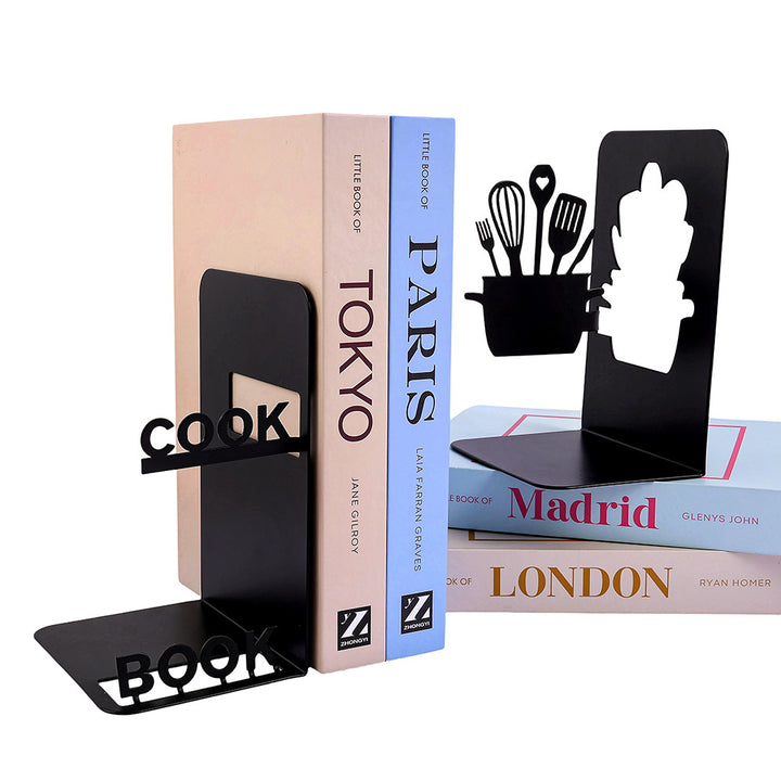 Artistic Metal Bookends  1789402241