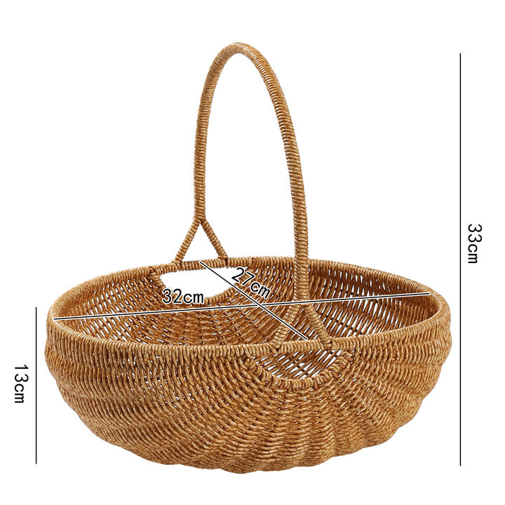 Handwoven Decorative Carrying Basket Bowlift