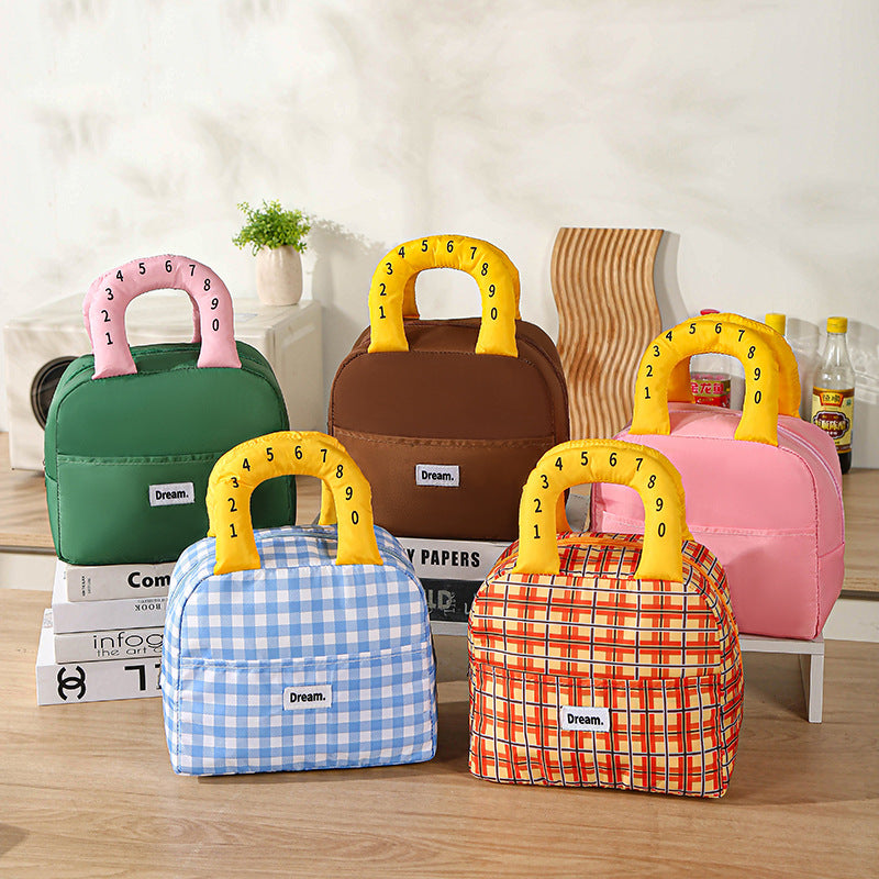 Insulated Lunch Bag with Colorful Handles Bowlift