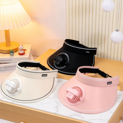 Women’s wearable cooling hood with integrated fan Bowlift