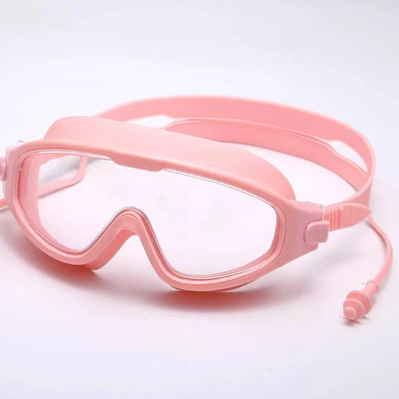 Swimming mask with ergonomic fit and clear view Bowlift