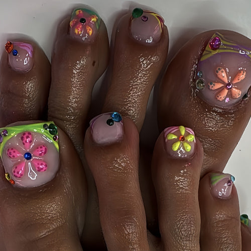 Artful Toenail Extensions Bowlift