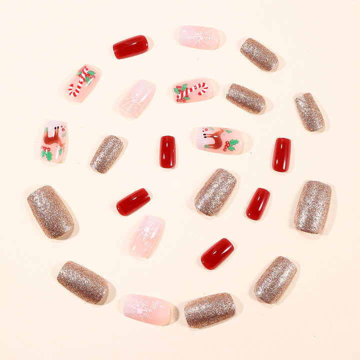 Festive Holiday-Themed Nail Art Extensions Bowlift 1789713372