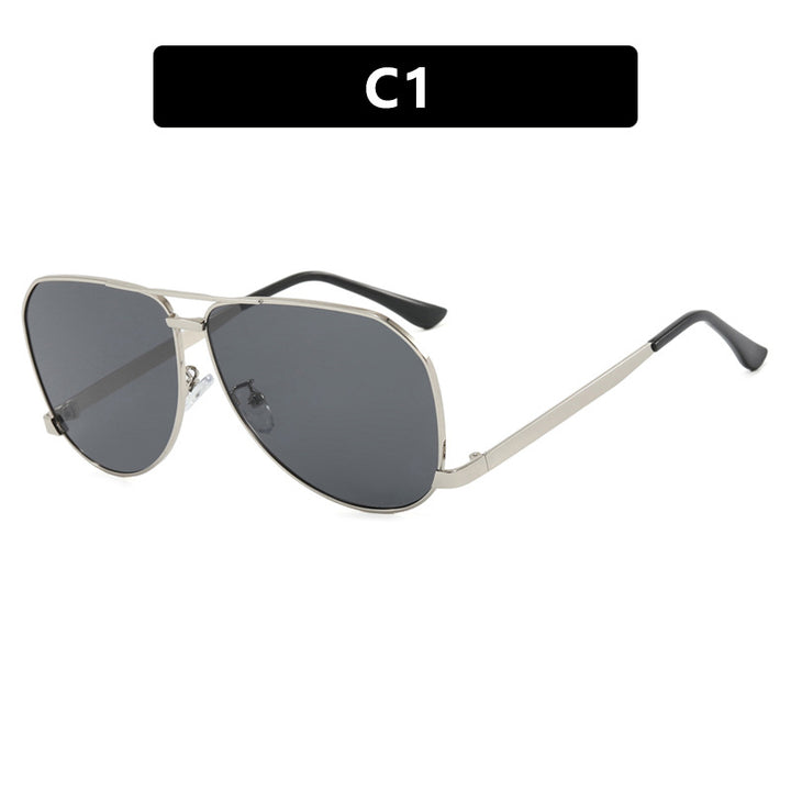 Women’s airplane sunglasses with modern metal frame and polarized lenses Bowlift