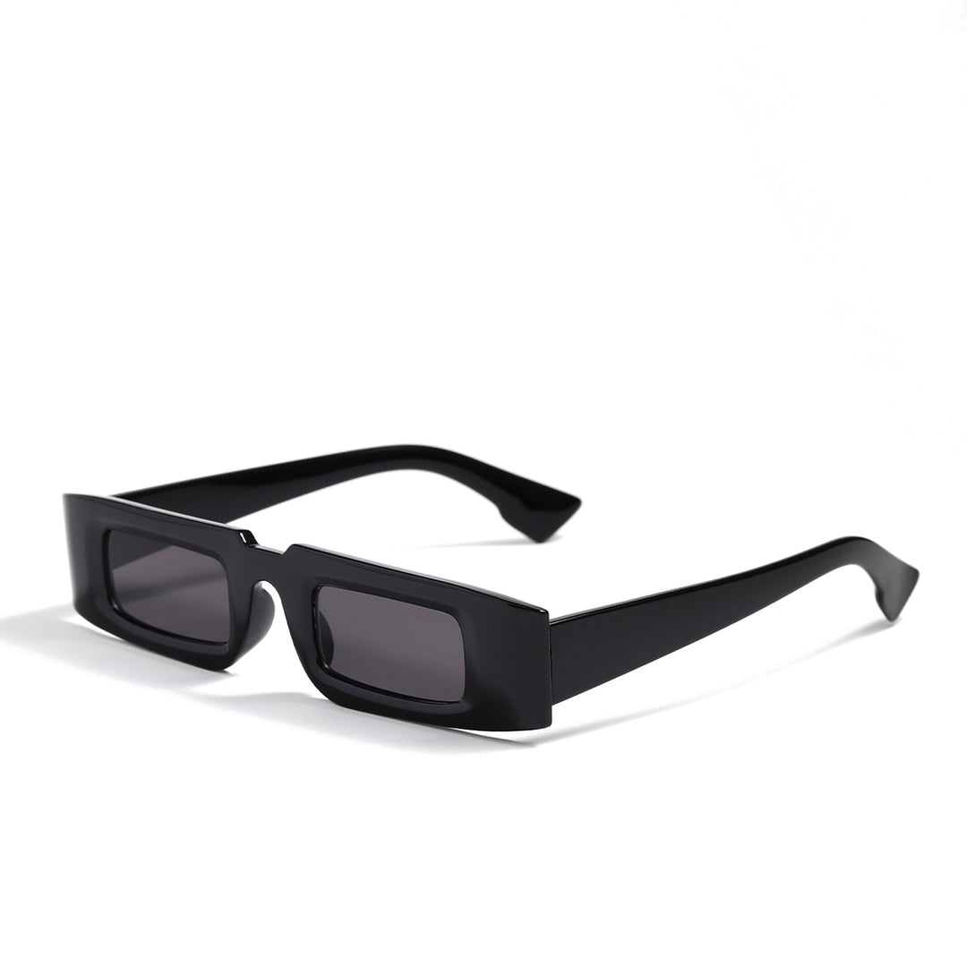Women's fashionable geometric sunglasses with transparent frame and polarized lenses Bowlift